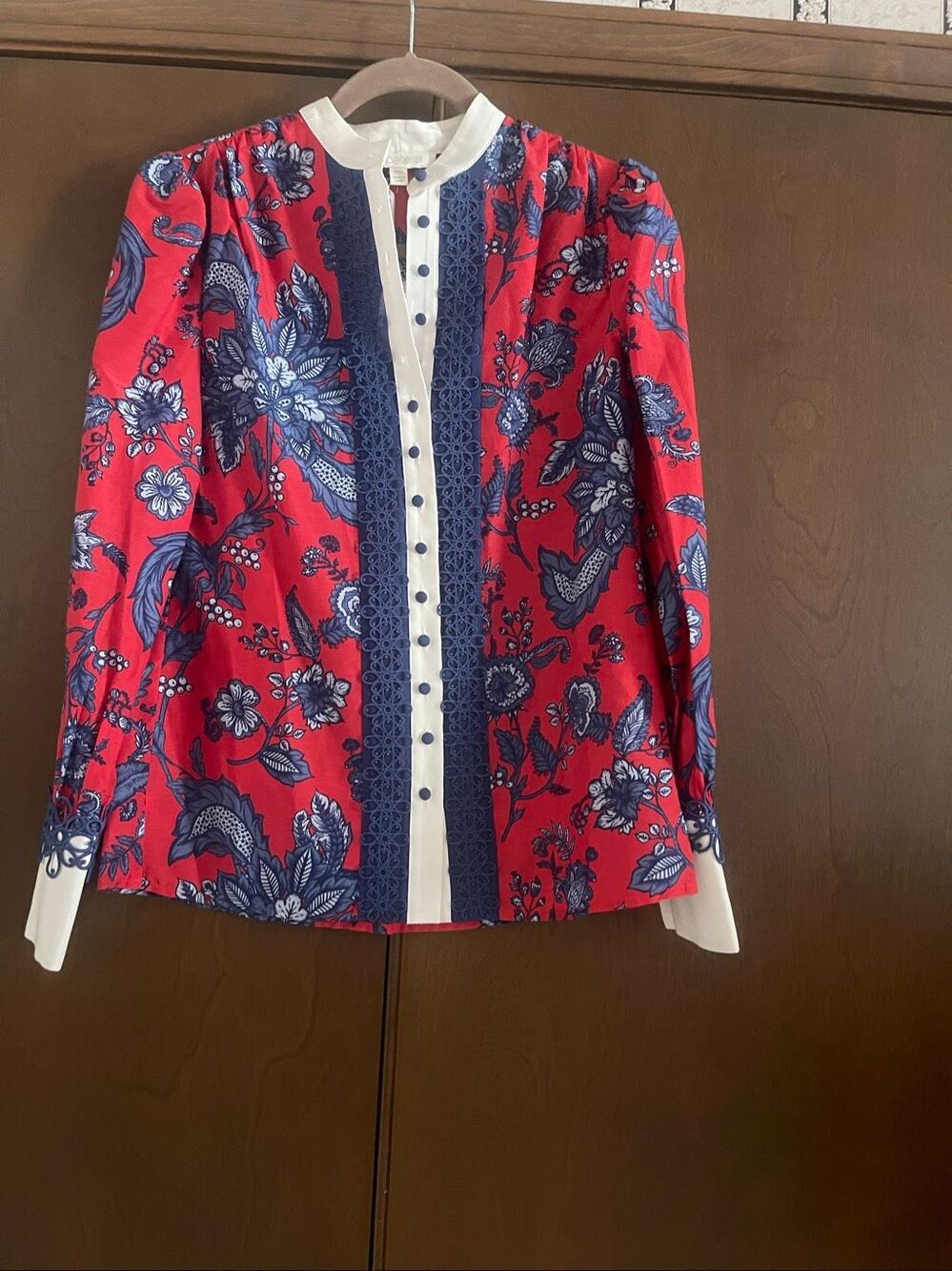 %100 cotton & silk top
